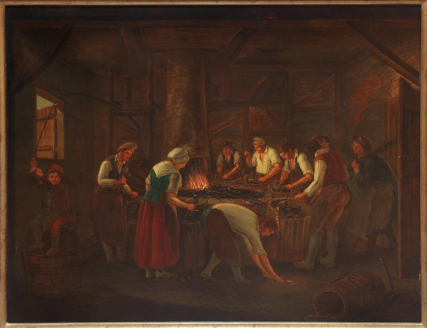 La forge de Cloutiers. 1803.