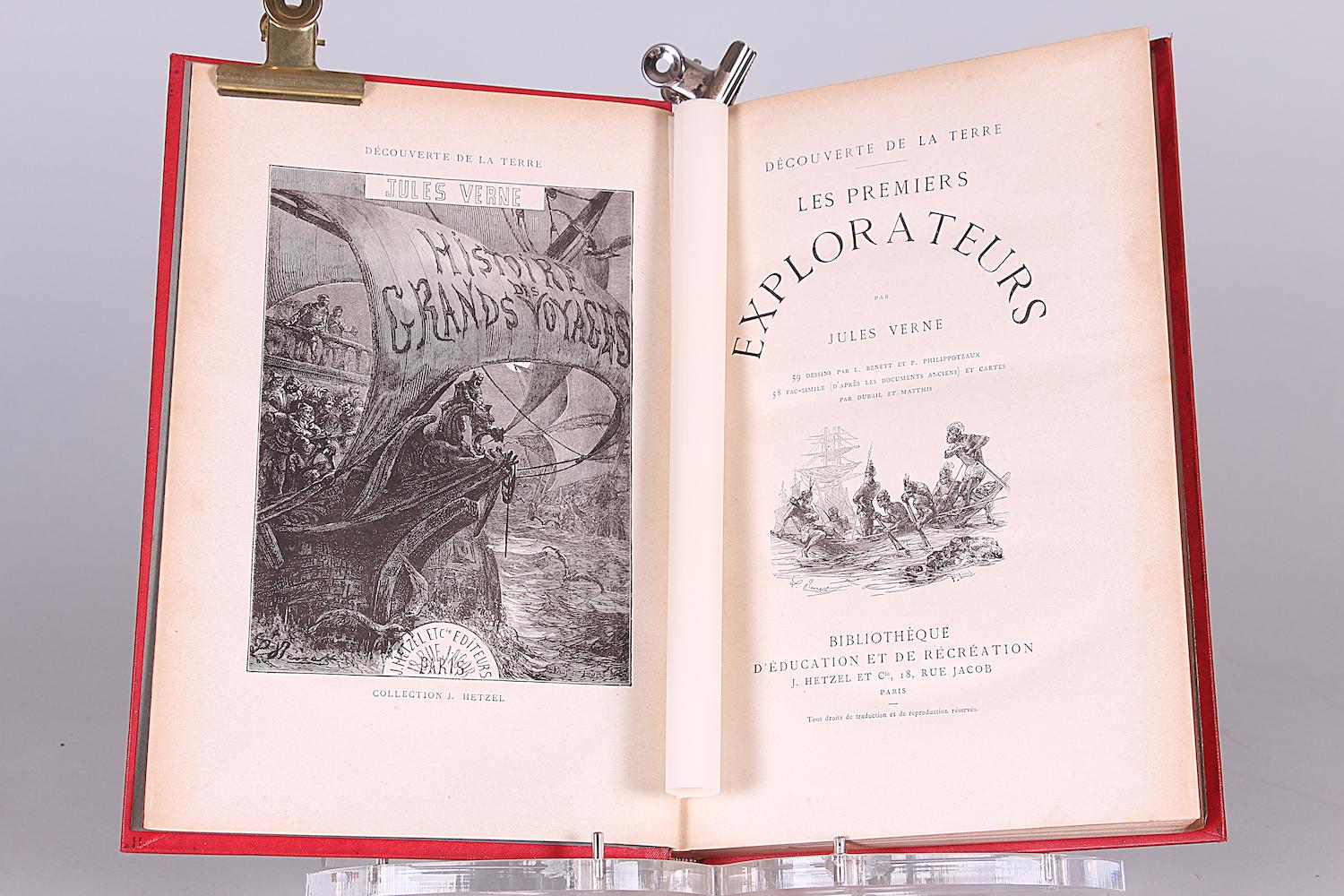 La Découverte de la Terre — Les Premiers Explorateurs / Les Voyageurs du XIXe siècle.  Ens. 2 vol.