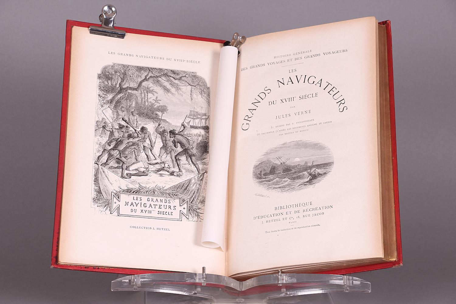 Les grands navigateurs du XVIIIe siècle.