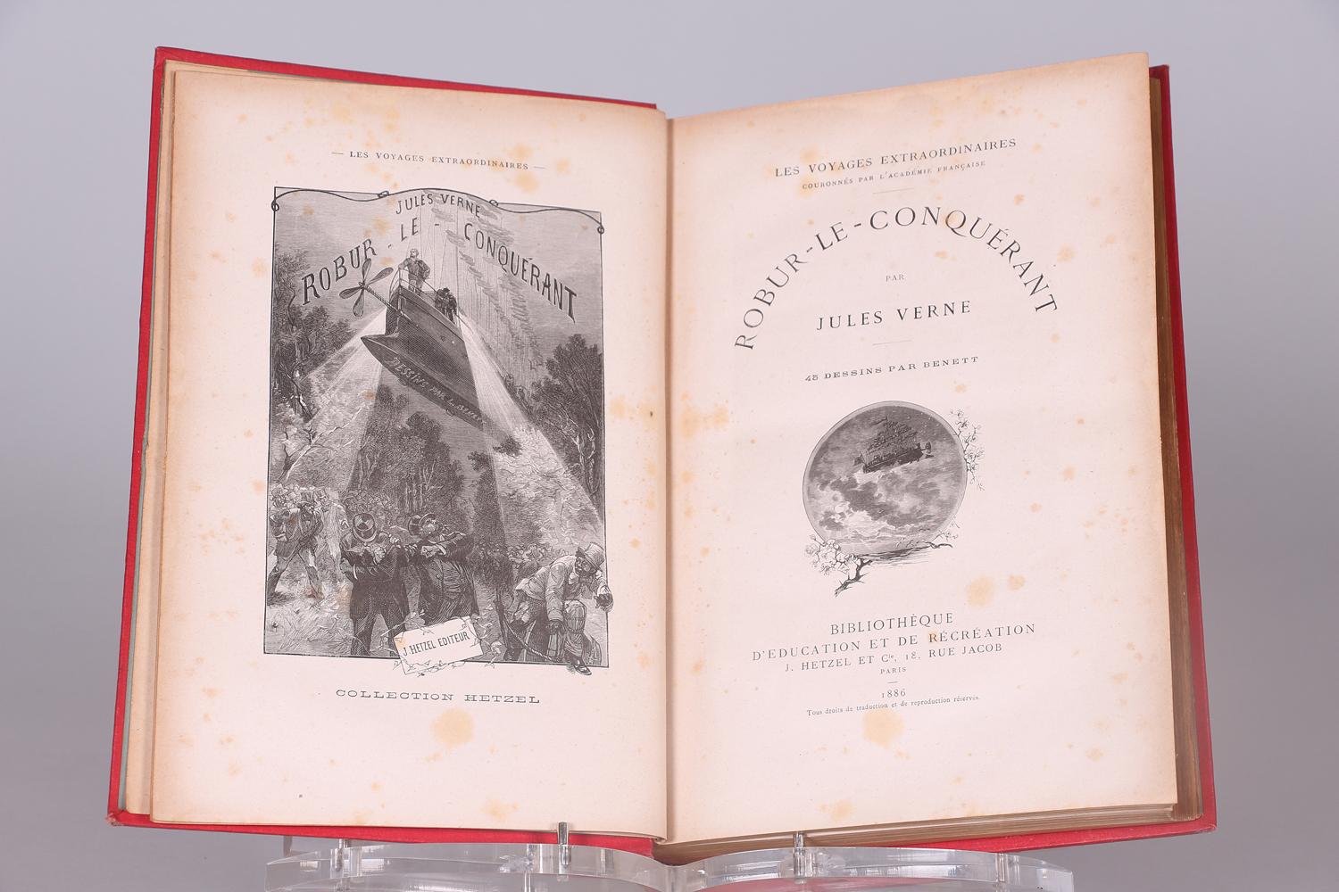 Un Billet de Loterie – Robur le Conquérant.