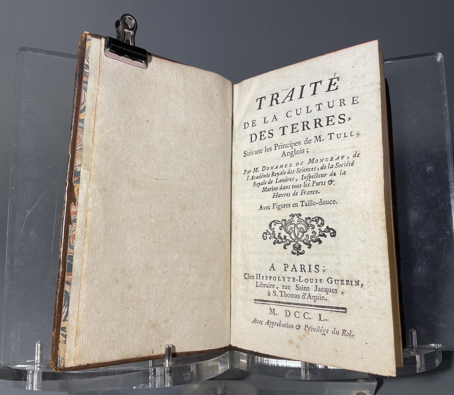 Traité de la culture des terres suivant les principes de M. Tull.