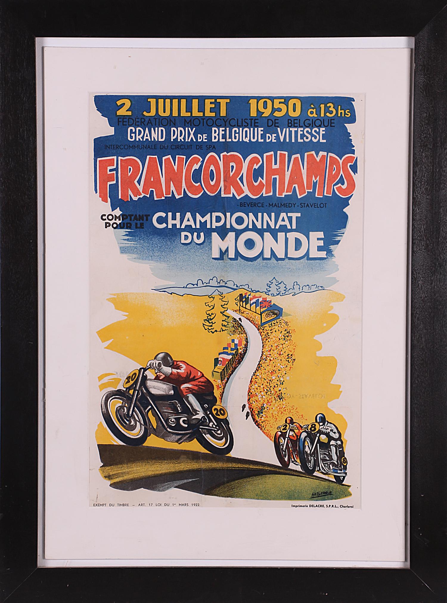 Francorchamps. 1950.