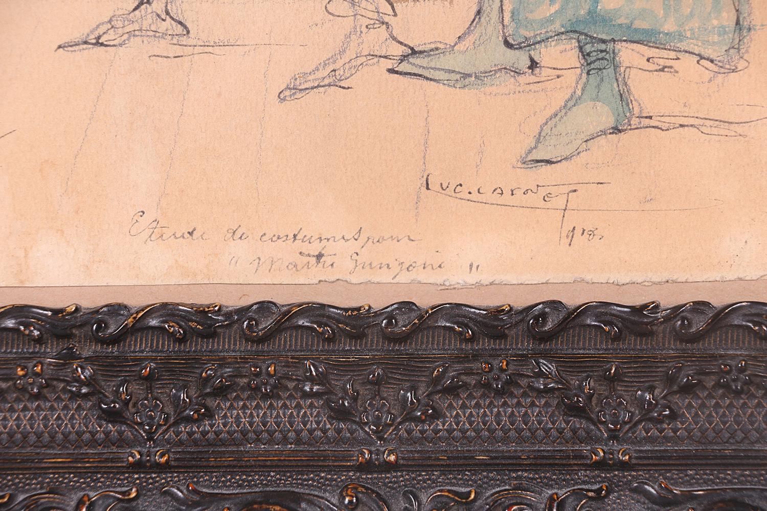 Étude de costumes pour « Maitre Grégoire »